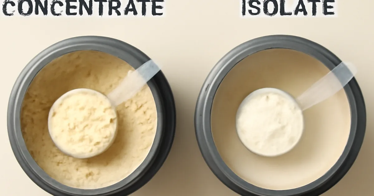 Whey concentrate vs isolate : laquelle choisir selon votre objectif